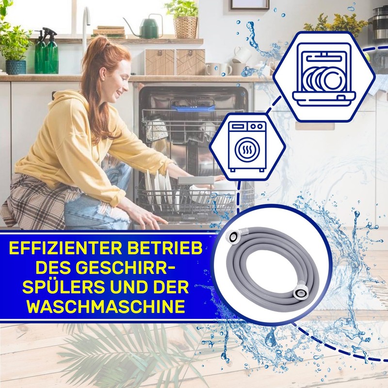 Inlet Hose Washing Machine and Dishwasher 3 m 25°C from
