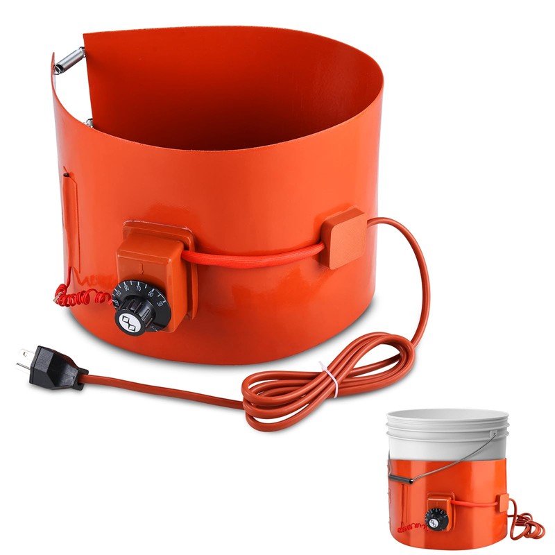 NORJIN Metal Drum Heater, Bucket Heater 5 Gallon, 120V 800