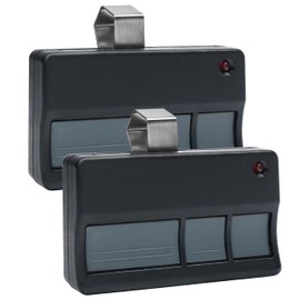 Garage Door Opener Remote 315 MHz Compatible with Raynor 371RGD, 372RGD, 373PRGD, 373RGD, 377LG, Purple Learn Button Openers 2005-2014, Replacement Part (2PCS, Grey Button)