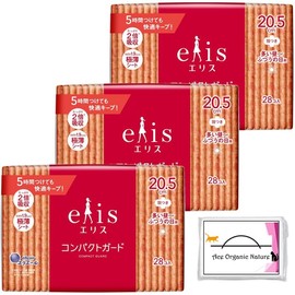 Ellis Compact Guard, For Many Day to Regular Days, 205 with Wings, 8.1 inches (20.5 cm), 28 Sheets x 3 Pieces (84 Total) with Special Tissue