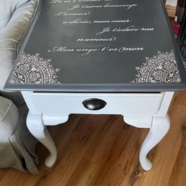 Large Damask Stencils for Walls Drawing Corner Border Stencil Reusable Layering Wall Stencils for Painting on Wood Furniture Patterns DIY Craft Canvas Fabric Decoration(demask)