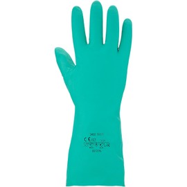 ASATEX chemical protection glove - nitrile 3450, green, size. 7 (1 pair)