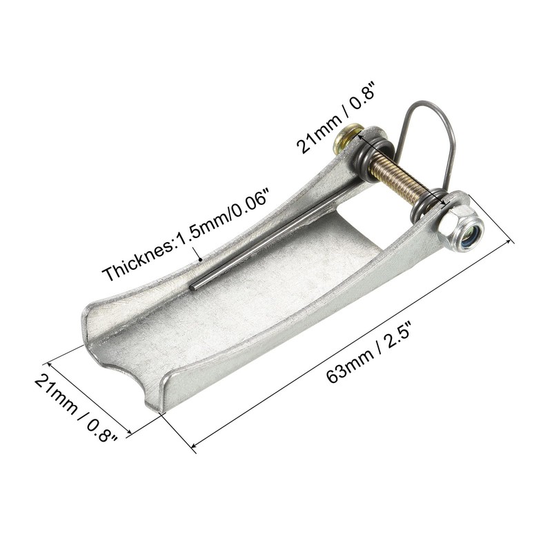 PATIKIL 2.5 Inch Replacement Hooks Latch, Metal Towing Receiver Hitch