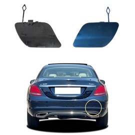 Goholy Car Rear Bumper Tow Hook Cover Compatible with Mercedes-Benz C-Class W205 C180 C200 C220 C250 C280 C300 C320 C350 2014 2015 2016 2017 2018 Trailer Cover Cap 2058850224 Small Lid Towing Eye Cap