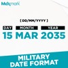 MaxMark 4000 Military Date Format (DD/MM/YYYY) - Self Inking Date