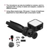 Portable Phone Microphone Vlogging Equipment Microphone Kit with LED Light
