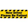 StickerTalk New Driver Please Be Patient Magnet, 10 inches by