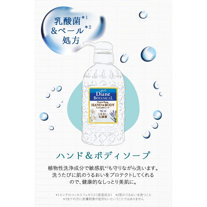Moist Diane Botanical Protect Hand & Body Soap 400 ml