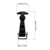 QWORK 4 Packs Rubber Hood Catch Flexible T-Handle Hasp Rubber