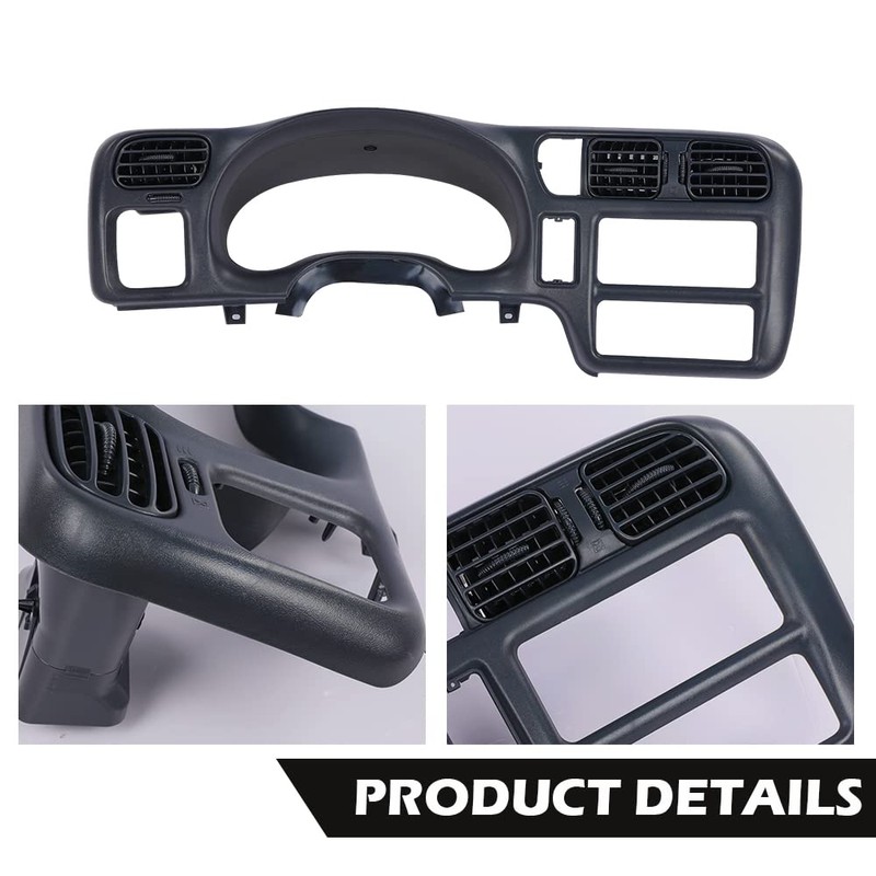 G-PLUS Dash Trim Bezel Fit Chevy Blazer S10 GMC Jimmy