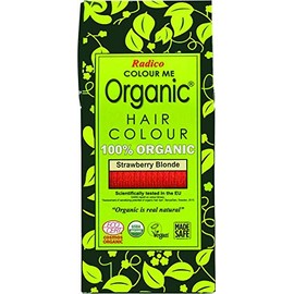 Radico Colour Me Organic Plant Hair Colour Strawberry Blonde Red Blonde Organic, Vegan, Natural Cosmetics