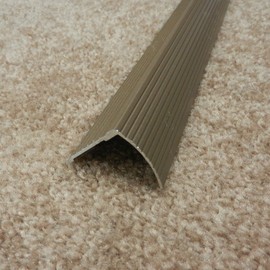 M-D Building Products 43311 M-D Fluted Stair Edging Transition Strip, 36 in L, Aluminum, Prefinished, Spice, quot, 3 Foot