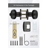 Goldenwarm Oil-Rubbed Bronze Interior Door Knobs, Interior Door Knobs Bedroom,