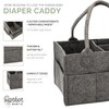 Parker Baby Diaper Caddy - Nursery Storage Bin and Car