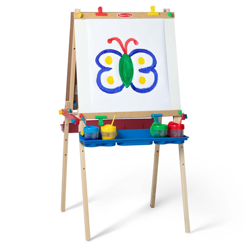Melissa & Doug Deluxe Wooden Art Easel for Kids with