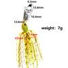 VZU Chatterbait Pike Bait Set, Pre-Assembled Rubber Bait, Sinking Predator