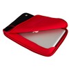 Protective Padded Black Red Shock Absorbing 13-inch Laptop Sleeve for