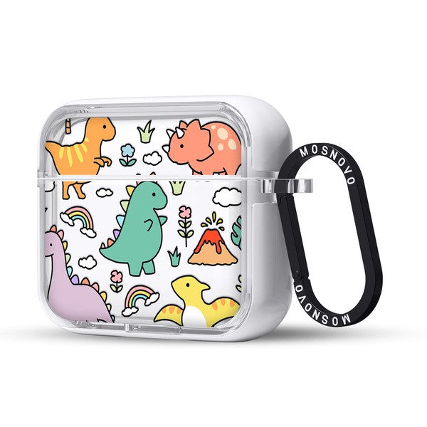 MOSNOVO Case for Airpods 3rd, Protective Clear Case with Shockproof