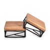 Indus Lifespace Riser Square Display Wooden Base Stand for Kitchen/Bathroom