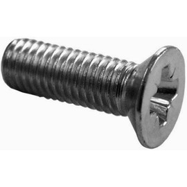 M6 Pozi Countersunk Machine Screw A2 Stainless Steel 6mm x 12mm DIN965 (Pack of 20)
