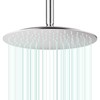 AULEEND 12 Inch Round Shower head, High Flow Stainless Steel