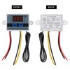 UMLIFE 2PCS XH-W3001 Digital LED Temperature Controller Module Digital Thermostat