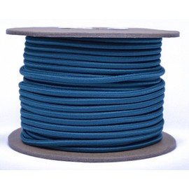 Teal 1/8" Shock Cord - BORED PARACORD Marine Grade Shock/Bungee/Stretch Cord 1/8 inch x 100 feet Several Colors - Made in USA