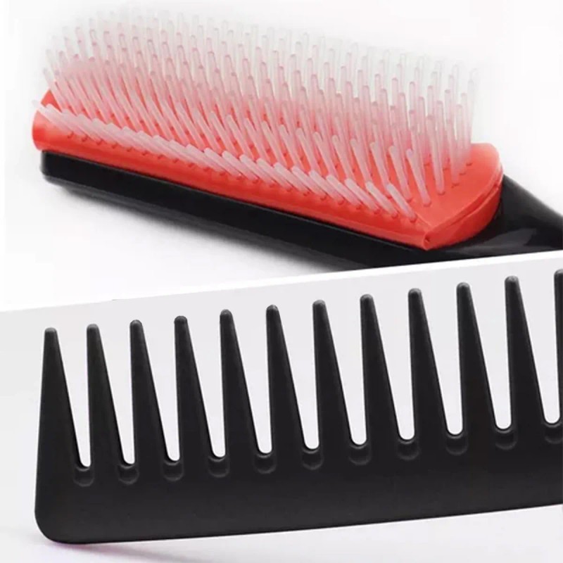 11 Piezas Cepillo De Peluquera Peine De Masaje Set