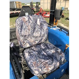 Durafit Seat Covers, LS MT2 Tractor 30-40 HP Camo Waterproof Seat Covers for Tractor, Check Picture Matches Your Seats. Two pad seat no armrests