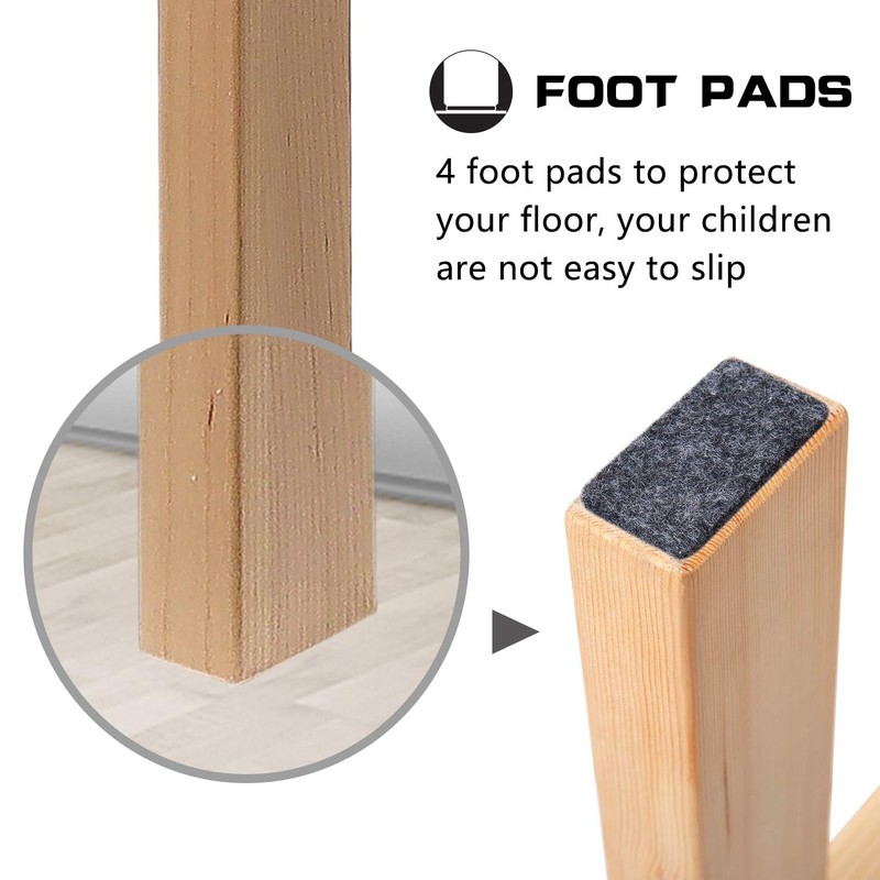 HOUCHICS Step Stool for Adults with 400 lb for Bedside