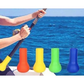 Extreme Fishing Fishing Pole Fighting Belt Rod Holder Butt Gimbal Cush ion It Penn Shimano Daiwa - Blue