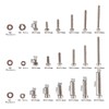 1080Pcs/Set M2 M3 M4 Screw Nut Gasket Kit Stainless Steel