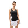 DZRZVD Women's Fitness Fast Dry Slight Compression Running Sleeveless Athletic