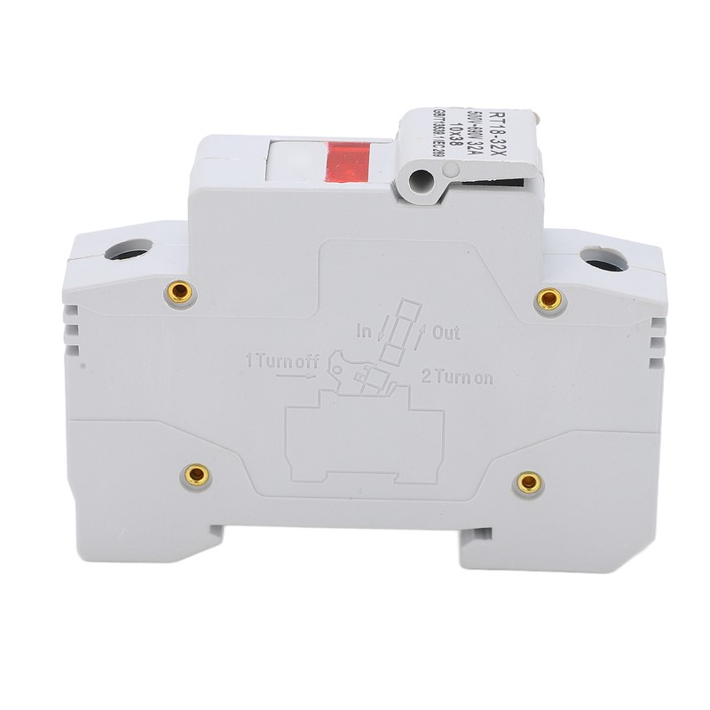 RT18‑32X Miniature Rail Mounted Fuse Holder Base with LED Indicator