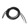 Pulley Cable Steel Fitness Cable Black Adjustable Strong Coated Pulley