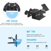 HOLACA Weatherproof Gutter Mount for Ring Solar Panel- Wall Mount