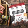 Ovation Foods Steak-N-Eggs Beef Strips, Zero Sugar, High-Protein Jerky (26g