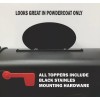 TM CUSTOM FABRICATING OVAL MAILBOX TOPPER MB57