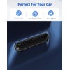 DSWSQ 2pcs Hood Scoop Vent Cover Trim Bezel Ring Compatible