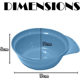 Travel Feeding Bowl 400ml and Spoon Set of 2 Pieces Blue | BPA Free Bowl with Spoon for Baby Led Weaning | First Stage Self Training Feeding Sets for Toddler Kids 12+ Months