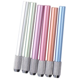 dohobby 6PCS Metal Pencil Lengthened Extender Holder, Multi Color Art Sketch Pencil Lengthing Topper, Office Supply for Colored Pencils, in Regular Size