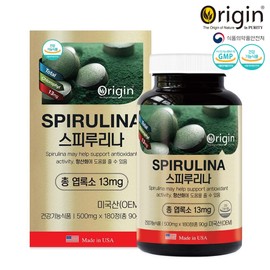 origin [Origin] Spirulina 500mg x 180 tablets/carton, 3-month supply (multiple purchases) / [오리진] 스피루리나 500mg x 180정/통 3개월분 (복수구매)