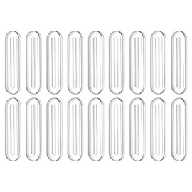 uxcell Wall Protector from Furniture, Clear Furniture Bumpers Silicone Rubber Wall Bumper Guards Cabinet Door Bumper Adhesive Wall Protector Bumpers, 2.36''L x 0.55''W x 0.2''T, 18 Pcs