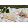 BABEYOND Cotton Lace Folding Handheld Fan Embroidered Bridal Hand Fan