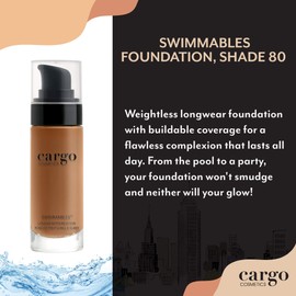 Cargo Swimmables Longwear Foundation, 80, 29.57ml (1 fl. oz.)