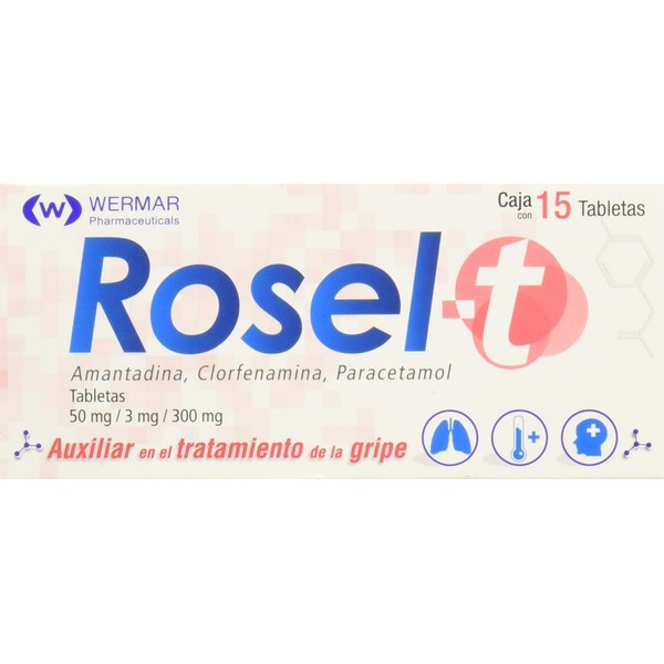 Rosel-T Expectorantes, 15 Tabletas