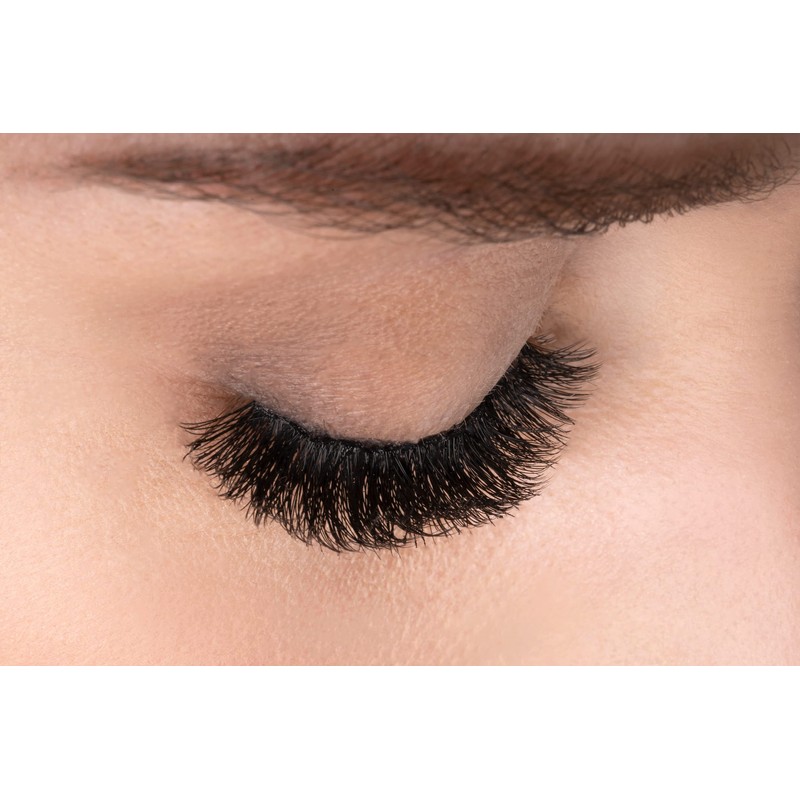 Clavier Du2o Double Volume Artificial Eyelashes in Cups, Various Lengths