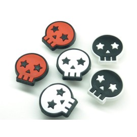 Crux (Klax (Computer Game)) Spokes Accessories Skull Pack of 6 