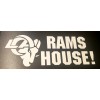 oracal RAMS HOUSE LA Rams Vinyl Sticker Decal White