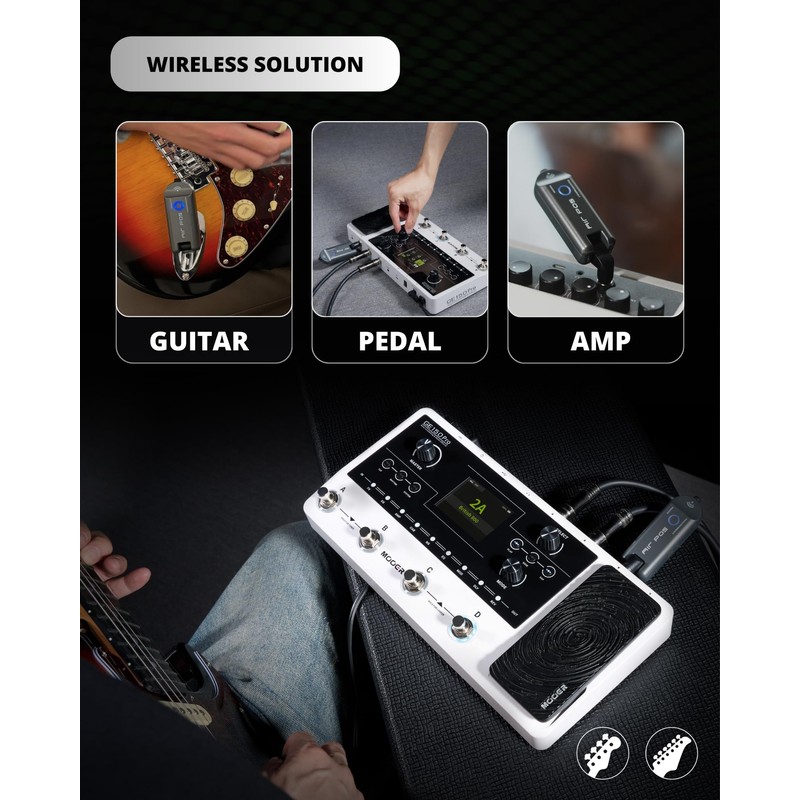 MOOER Air P05 Wireless System Instruments Tansmitter and Reciever for